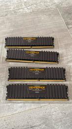 x4 VENGEANCE LPX DDR4 RAM-sticks (4x8 g), Computers en Software, RAM geheugen, 32 GB, Zo goed als nieuw, DDR4