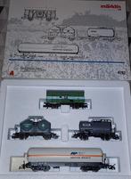 Märklin HO 4792 set 4 goederenwagons van de DB, Ophalen of Verzenden, Zo goed als nieuw, Wagon, Märklin