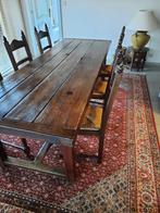 Eettafel, Huis en Inrichting, Gebruikt, Eikenhout, 200 cm of meer, 50 tot 100 cm