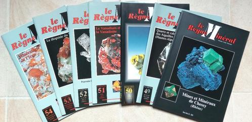 Revue Le Règne Minéral année 2003 n° 49 à 54 + hors série IX, Collections, Minéraux & Fossiles, Minéral, Enlèvement ou Envoi
