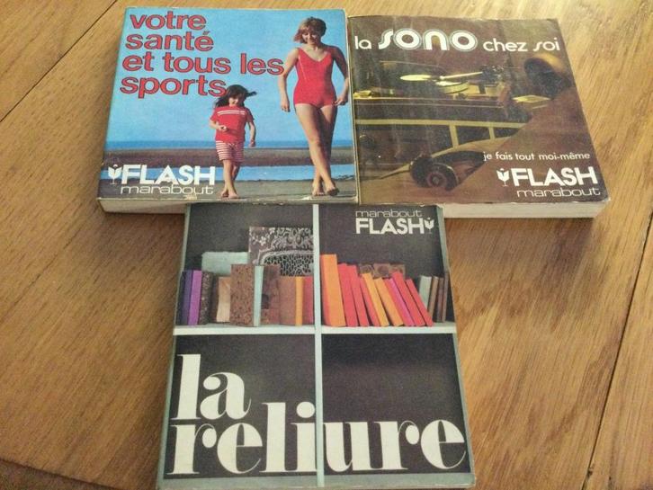BOEKEN „" FLASH MARABOUT "” COLLECTIE+GRATIS REGIO LONDEN”, Antiek en Kunst, Antiek | Boeken en Manuscripten, Ophalen of Verzenden