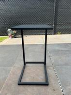 Gloednieuw zwart metalen bijzettafeltje, 45 tot 60 cm, Minder dan 55 cm, Metaal of Aluminium, Nieuw