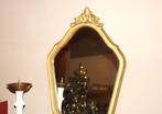 antiek gouden Louis xv spiegel met kuif H 70cm B 45cm, Minder dan 50 cm, Gebruikt, Ophalen of Verzenden, Minder dan 100 cm