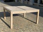 Tafel 160x160 en 6 teakhouten stoelen, Tuin en Terras, Ophalen of Verzenden