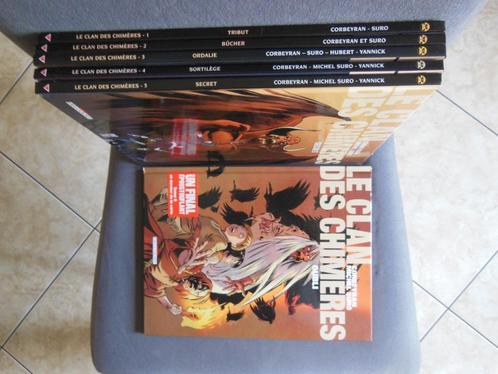 Lot BD Le clan des chimères 1 à 6 Collection complète, Boeken, Stripverhalen, Zo goed als nieuw, Complete serie of reeks, Ophalen of Verzenden