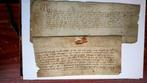 Oude documenten, perkamenten, Antiek en Kunst, Ophalen of Verzenden