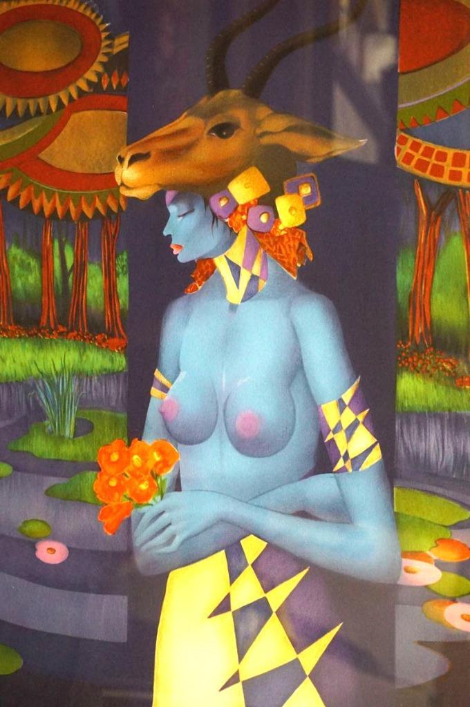 "Antilope" - Jef Van Tuerenhout, Antiek en Kunst, Kunst | Litho's en Zeefdrukken, Ophalen