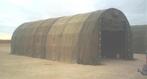 Truck maintenance tent US army +- 12x7x4m  Frame en twee moo, Caravans en Kamperen, Tenten, Gebruikt