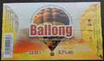 Etiquette de bière Ballong Brasserie Boelens (8l8), Utilisé, Enlèvement ou Envoi