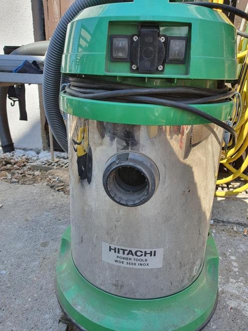 hitachi wde 3600 inox prof.Stofzuiger nat en droog bijna nie, Doe-het-zelf en Bouw, Reinigingsmachines, Zo goed als nieuw, Waterstofzuiger