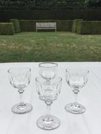 Set van 4 19de eeuwse Kristallen Glaasjes 3€/set, Antiek en Kunst, Antiek | Glaswerk en Kristal, Ophalen