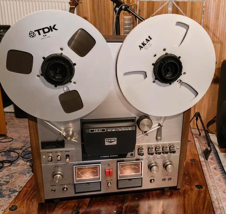 Tapedeck AKAI GX-600D met banden en adapters, Audio, Tv en Foto, Bandrecorder, Bandrecorder, Met banden, Ophalen