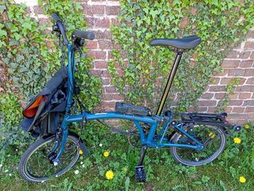 Brompton Nouveau vélo pliant à 6 vitesses dynamo bleu océan, Neuf, Vitesses, Brompton, Enlèvement