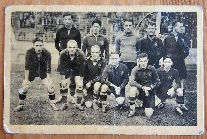 1934-1935 Hopkinson (pre panini) Nationaal Team België, Hobby en Vrije tijd, Stickers en Plaatjes, Zo goed als nieuw, Plaatje