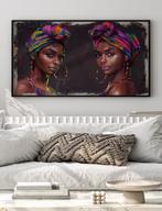 Uniek XXL Glasschilderij | Twins of Color - 5 sizes, Oorspronkelijke maker, Verzenden, Nieuw, 125 cm of meer
