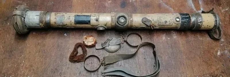 Duitse militaire afstandsmeter entfernungsmesser 14 WW1, Verzamelen, Militaria | Tweede Wereldoorlog, Verzenden