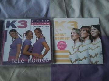 Dubbel cd K3 tele romeo + gratis cdsingle  beschikbaar voor biedingen