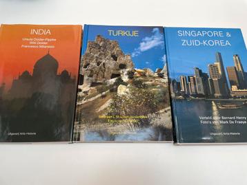 3 landenboeken Artis Historia : Turkije, India, Singapore beschikbaar voor biedingen
