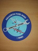 Patch  PVC Belgian Air Force Squadron Fixed Wing, Ophalen of Verzenden