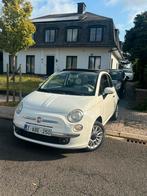 FIAT 500c 1.2 BENZINE 70.000 KM!! 12 MOIS DE GARANTIE, Auto's, Voorwielaandrijving, 4 cilinders, Cabriolet, Wit