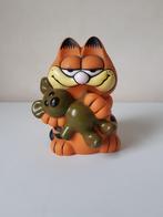 Tirelire vintage - GARFIELD - avec sa peluche  - 1978-1981, Figurine de Bande dessinée ou de Dessin animé, Comme neuf, Synthétique