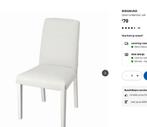 2 STUKS Bergmund stoelen wit, Ophalen, Twee, Wit, Zo goed als nieuw