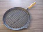 Professionele gietijzeren grillpan, Huis en Inrichting, Gietijzer, Nieuw, Ophalen of Verzenden, Keramische plaat