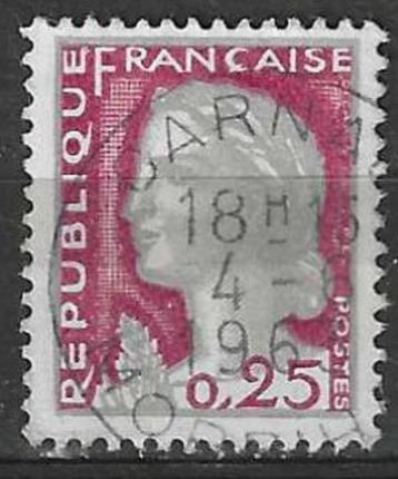 Frankrijk 1960 - Yvert 1263 - Marianne de Decaris (ST) beschikbaar voor biedingen