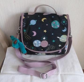 Kipling veelkleurige geïsoleerde lunchtas + aap beschikbaar voor biedingen