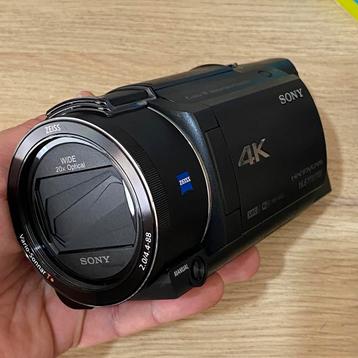 Sony FDR-AX53, 4k video, wifi, enz.*zo goed als nieuw beschikbaar voor biedingen