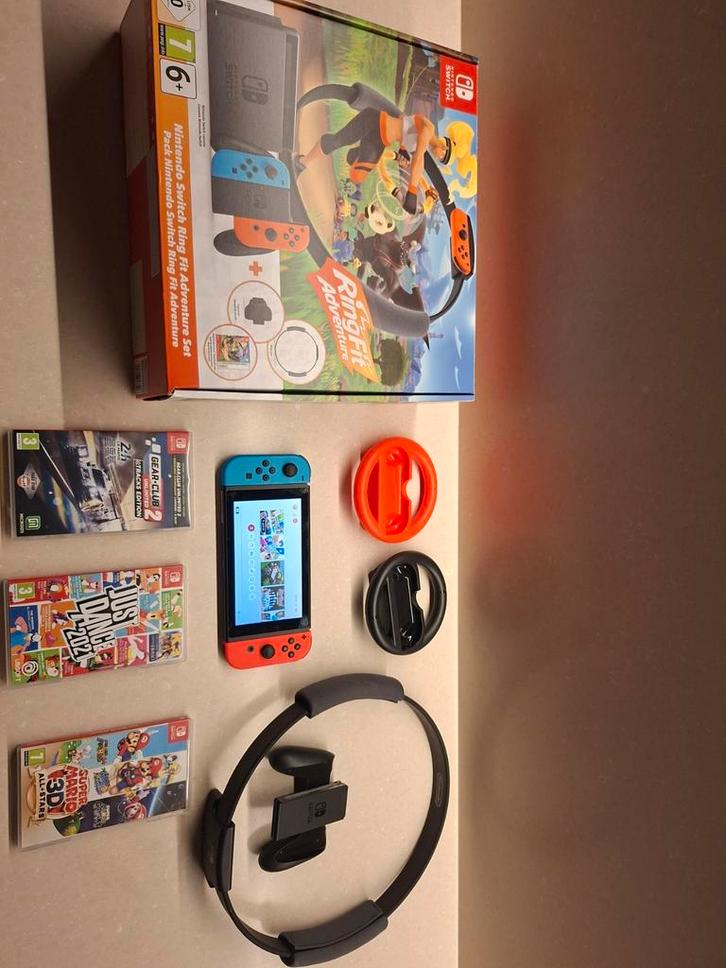 Nintendo Switch, uitgebreide set, +Super Mario 3D allstars, Consoles de jeu & Jeux vidéo, Consoles de jeu | Nintendo Switch, Enlèvement