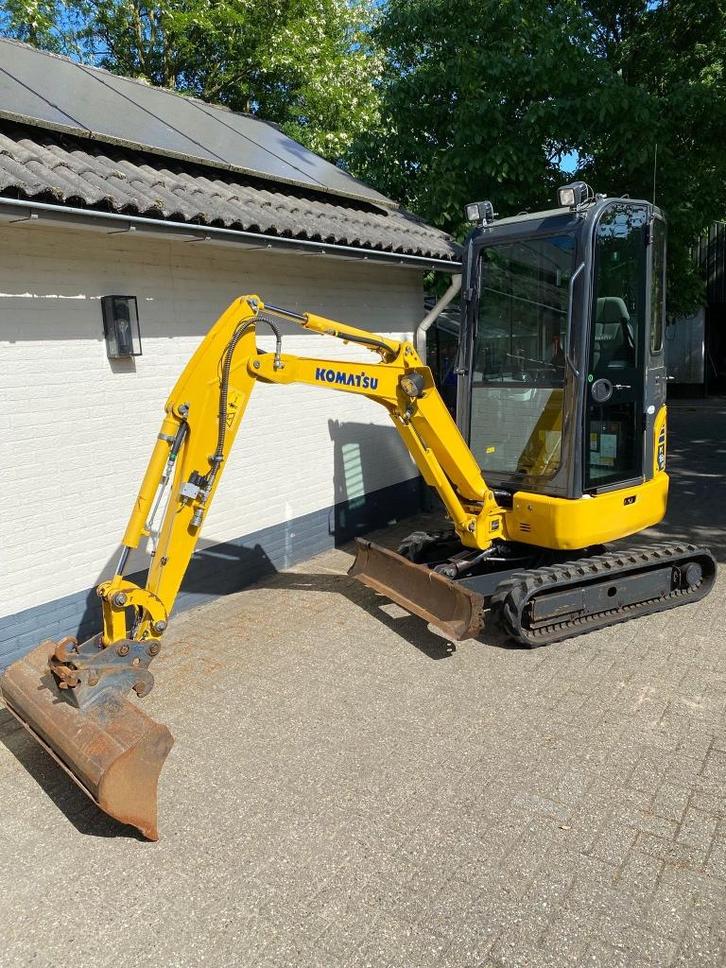 Komatsu PC16R-3HS minigraver uit 2019, 1.409 uur, Jardin & Terrasse, Outils à main, Utilisé, Enlèvement