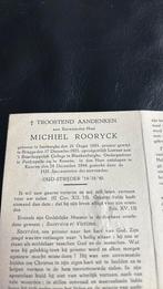 EH Michiel Rooryck 1893 - 1944, Verzamelen, Verzenden, Bidprentje