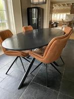 tafel en stoelen, Huis en Inrichting, 100 tot 150 cm, 100 tot 150 cm, Modern, Gebruikt