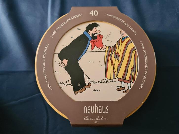 blikken doos Neuhaus 2008 Kuifje - album De Zonnetempel, Verzamelen, Blikken, Ophalen of Verzenden