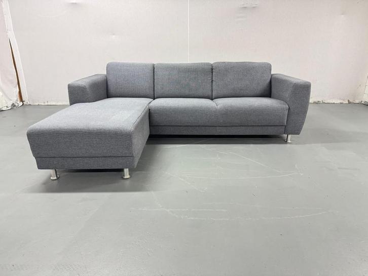 PRACHTIGE GRIJZE HOEKZETEL |  FREE DELIVERY | ‼️, Maison & Meubles, Canapés | Salons, Comme neuf, Banc d'angle, Quatre personnes ou plus