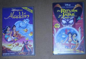 Aladdin & The Return of Jafar – VHS Set beschikbaar voor biedingen