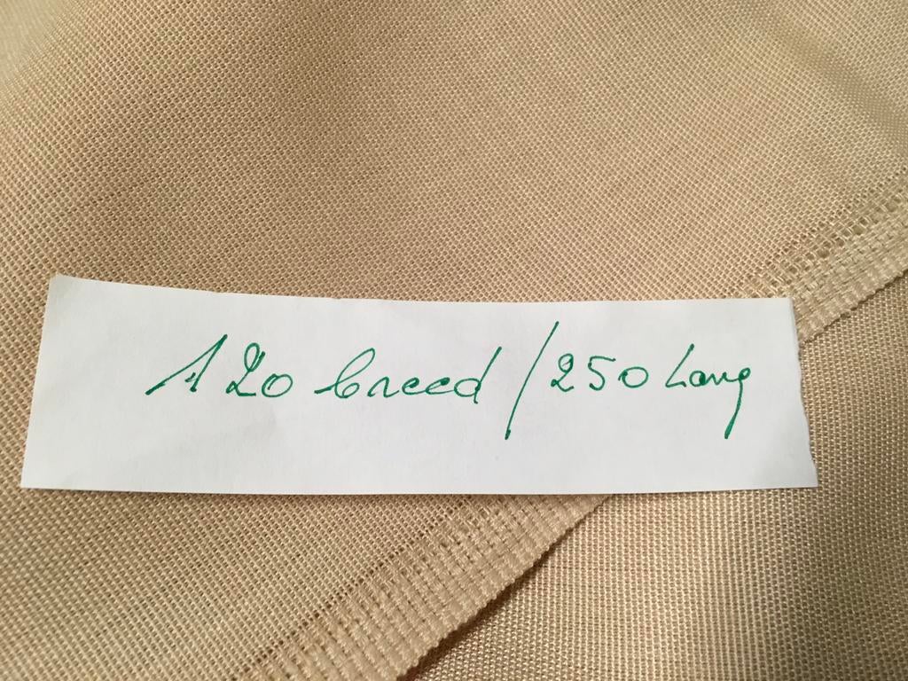 Nouveau tissu beige, Neuf, 200 cm ou plus, Beige, Enlèvement