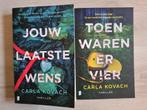2 Thrillers van Carla Kovach, Ophalen, Zo goed als nieuw