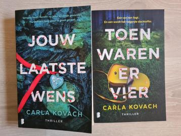 2 Thrillers van Carla Kovach beschikbaar voor biedingen