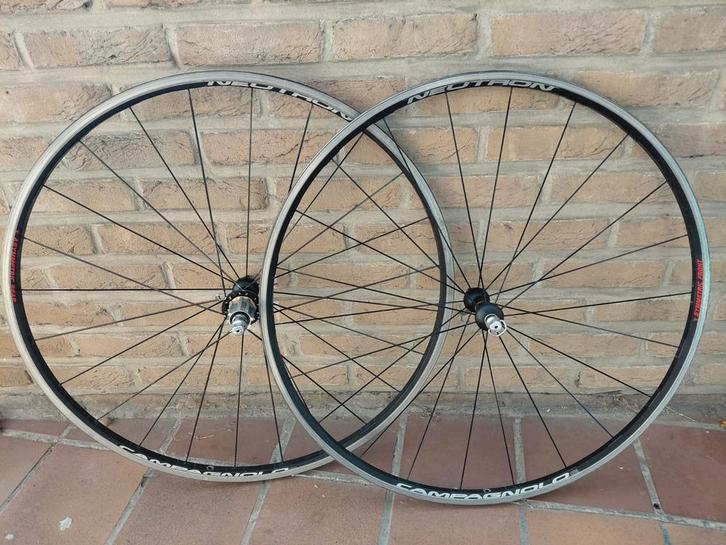 Paire de roues Campagnolo Neutron-
Roues d'escalade légères, Vélos & Vélomoteurs, Vélos Pièces, Vélo de course, Enlèvement ou Envoi