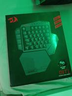 Redragon DITI one handed gaming keyboard, Comme neuf, Clavier gamer, Redragon, Filaire
