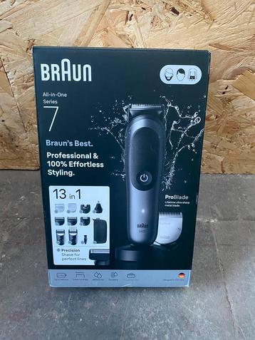 Tondeuse multi-usages BRAUN AIO7560 – Neuve, jamais utilisée beschikbaar voor biedingen