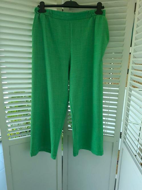 Losse broek XL groen Belgisch merk VICTOR, Kleding | Dames, Broeken en Pantalons, Zo goed als nieuw, Maat 42/44 (L), Groen, Ophalen of Verzenden