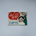 Franquin : rare autocollant Gaston Lagaffe, Collections, Envoi, Gaston ou Spirou, Neuf, Image, Affiche ou Autocollant