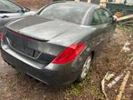 Peugeot, 308cc anne 2010 euro5 diesel, Auto's, Voorwielaandrijving, Euro 5, Zwart, Cabriolet