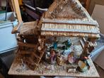nostalgisch kerststalletje. Ongeveer 32 cm ., Diversen, Kerst, Ophalen, Gebruikt