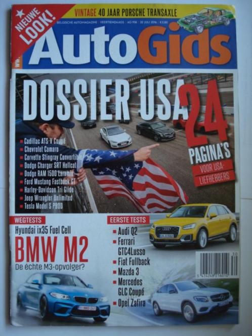 AutoGids 958 BMW M2 Hyundai fuel cell Dodge Ram Ford Mustang, Boeken, Auto's | Folders en Tijdschriften, Gelezen, Algemeen, Verzenden
