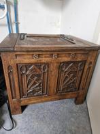 houten kist, Huis en Inrichting, Woonaccessoires | Kisten, Ophalen, Gebruikt, 50 tot 75 cm, Eikenhout