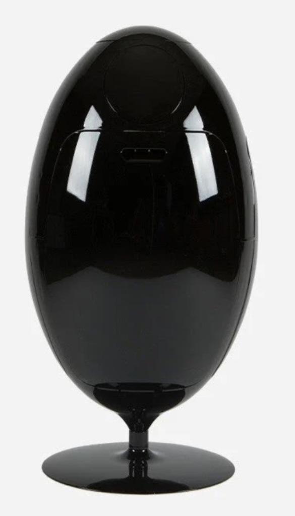 Poubelle de Tri Design Italien Ovetto Galà Noir, Huis en Inrichting, Woonaccessoires | Prullenbakken, Zo goed als nieuw, Overige materialen